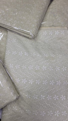 Lawn Embroidered 3pc Suit Unstitched / Lawn Embroidered Dupatta - 09