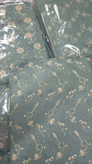 Lawn Embroidered 3pc Suit Unstitched / Lawn Embroidered Dupatta - 08