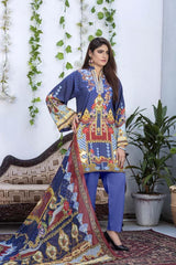 PIERCE - SALWA DIGITAL PRINTED & EMBROIDERED KARANDI - 01