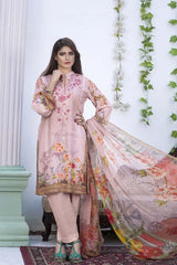 WREN - SALWA DIGITAL PRINTED & EMBROIDERED KARANDI - 04