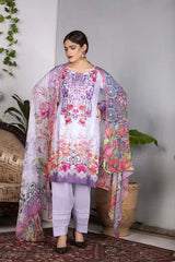 IVY - SALWA DIGITAL PRINTED & EMBROIDERED KARANDI - 09