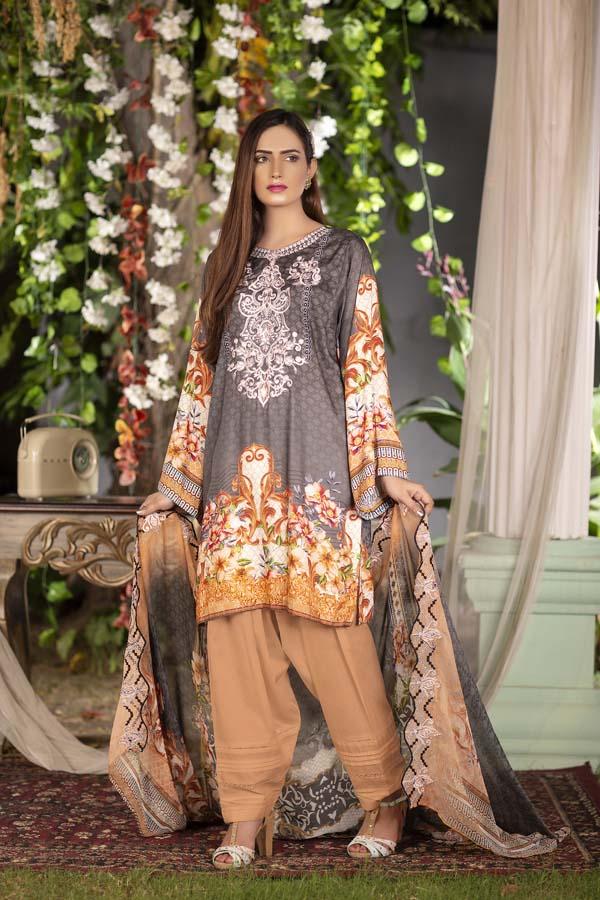 CICELY - INAYA DIGITAL PRINTED & EMBROIDERED LINEN - 04