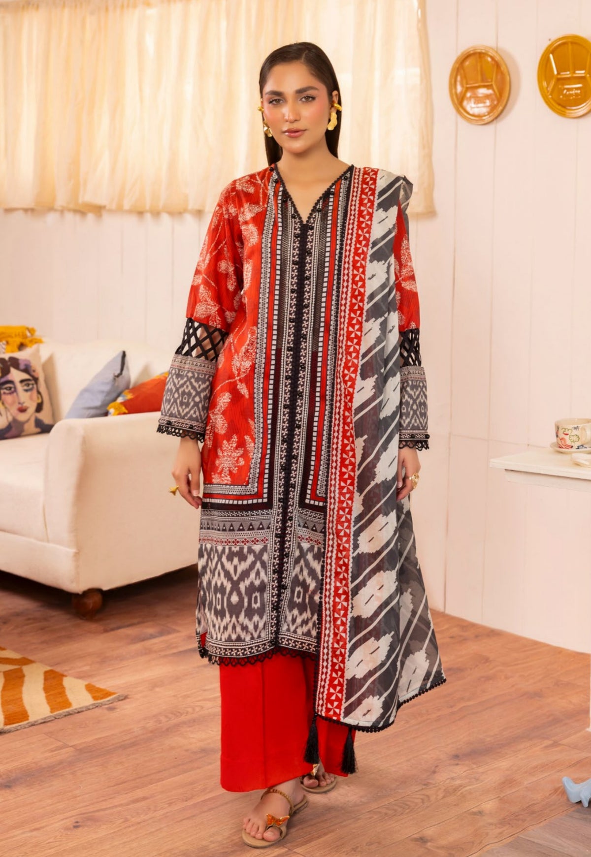 Gulahmed - Rim Jhim - Luxury Prints Collection'25 – SD-52091