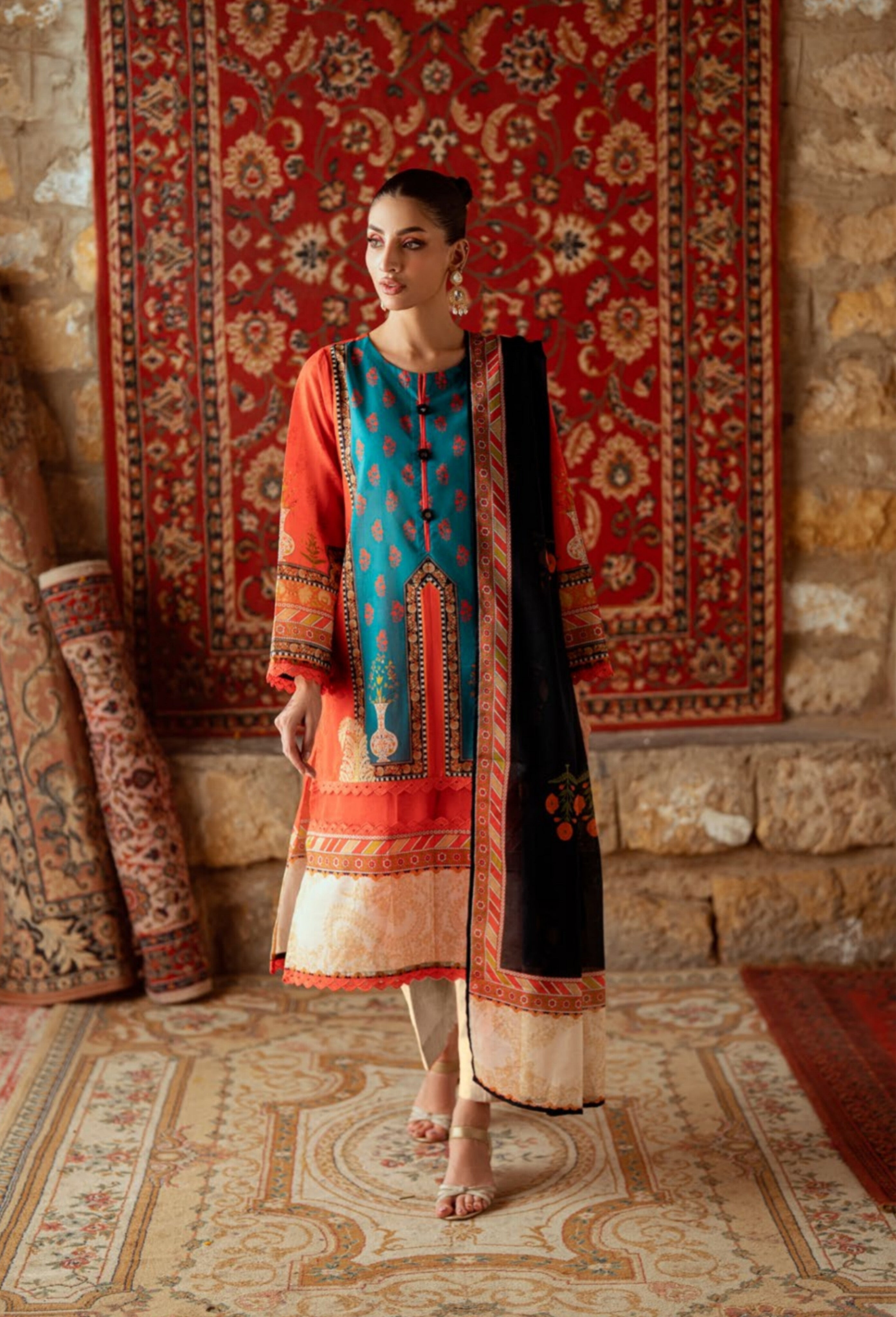 Gulahmed - Rim Jhim - Luxury Prints Collection'25 – SD-52013