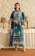 Asifa and Nabeel Embroidered Lawn Suits Unstitched 3 Piece AN25MV MSLV25-09 Jal - Summer Collection