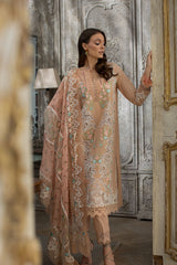 Sobia Nazir Embroidered Lawn Suits Unstitched 3 Piece SN24LL 4B - Luxury Summer Collection