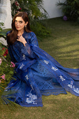 Sobia Nazir Embroidered Lawn Suit Unstitched 3 Piece SN25LL D-1B - Summer Collection