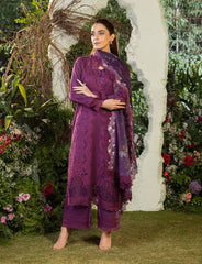Sobia Nazir Embroidered Lawn Suit Unstitched 3 Piece SN25LL D-2B - Summer Collection