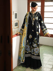 Lumina by Bin Ilyas Unstitched Embroidered Lawn 3 Piece Suit BI26UL L7 1B - Summer Collection