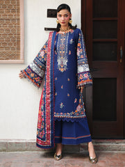 Lumina by Bin Ilyas Unstitched Embroidered Lawn 3 Piece Suit BI26UL L7 3A - Summer Collection