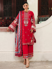 Lumina by Bin Ilyas Unstitched Embroidered Lawn 3 Piece Suit BI26UL L7 3B - Summer Collection