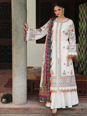 Lumina by Bin Ilyas Unstitched Embroidered Lawn 3 Piece Suit BI26UL L7 4B - Summer Collection