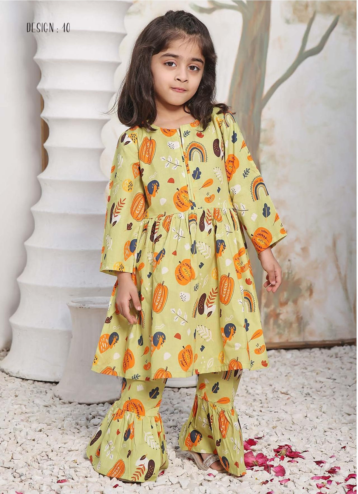Malu Rani - Kids Unstitched Collection - Design 10