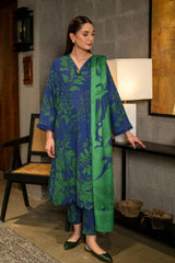 M Basics by Maria B Printed Khaddar Suits Unstitched 3 Piece MB24MB D-01 B - Winter Collection