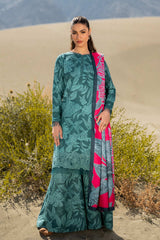 M Basics by Maria B Printed Khaddar Suits Unstitched 3 Piece MB24MB D-09 A - Winter Collection