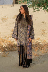 M Basics by Maria B Printed Marina Suits Unstitched 3 Piece MB24MB D-11 A - Winter Collection