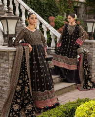 BQ-Xenia Luxury Embroidered Chiffon - TAALIH