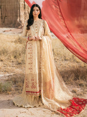 Maria Osama Khan Embroidered Lawn Suits Unstitched 3 Piece Dhanak-MP-08 - Summer Collection