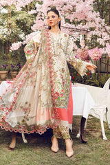 MPrints by Maria B Embroidered Lawn Suits Unstitched 3 Piece MPT-2605-A - Summer Collection