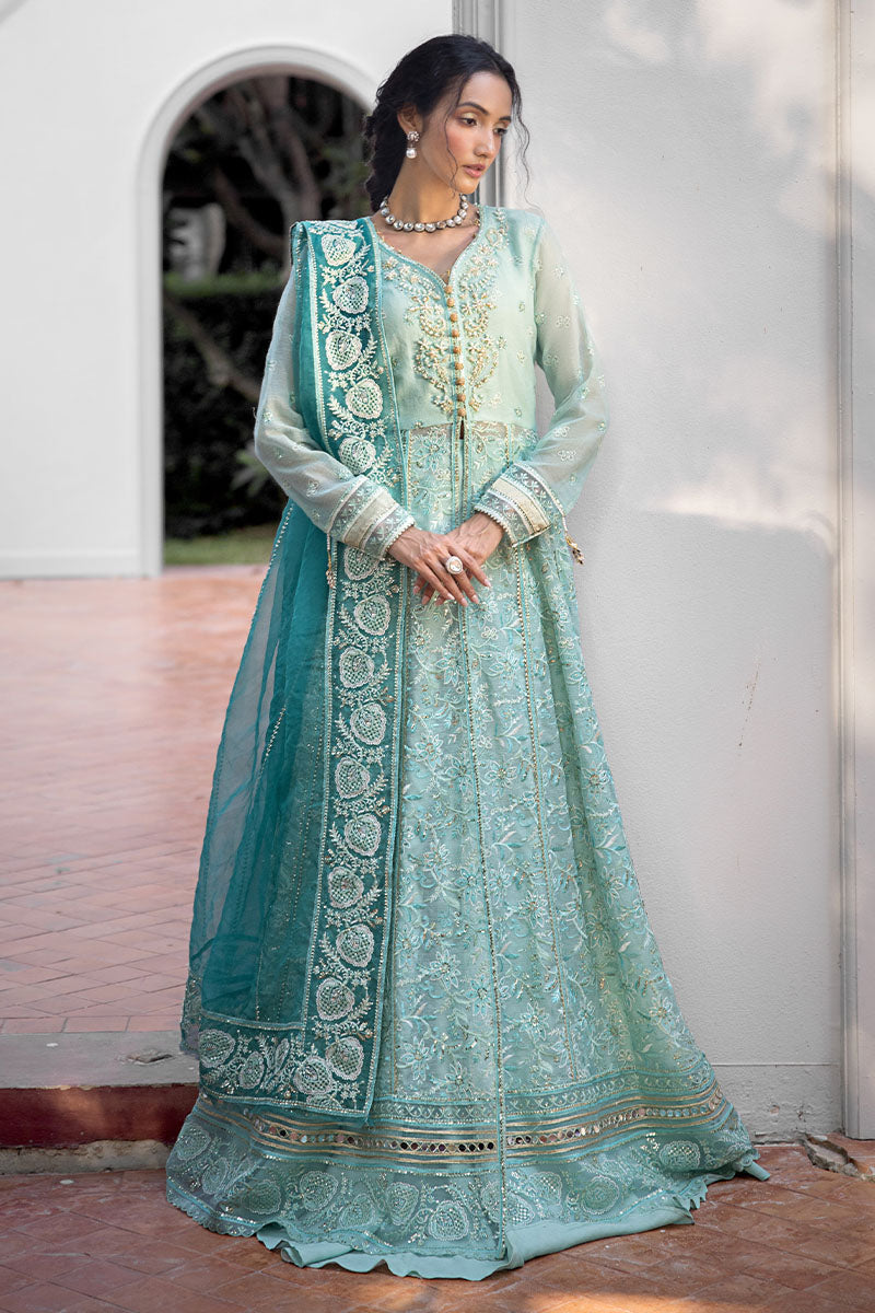 Roohi By Mushq Embroidered Organza Suit Unstitched 4 Piece MQ24R Meera - Luxury Collection