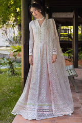 Roohi By Mushq Embroidered Organza Suit Unstitched 4 Piece MQ24R Anika - Luxury Collection