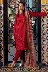 Mushq - Moroccan Dream Embroidered Suits Unstitched 3 Piece MQ23MD MNW-04 Naima - Winter Collection