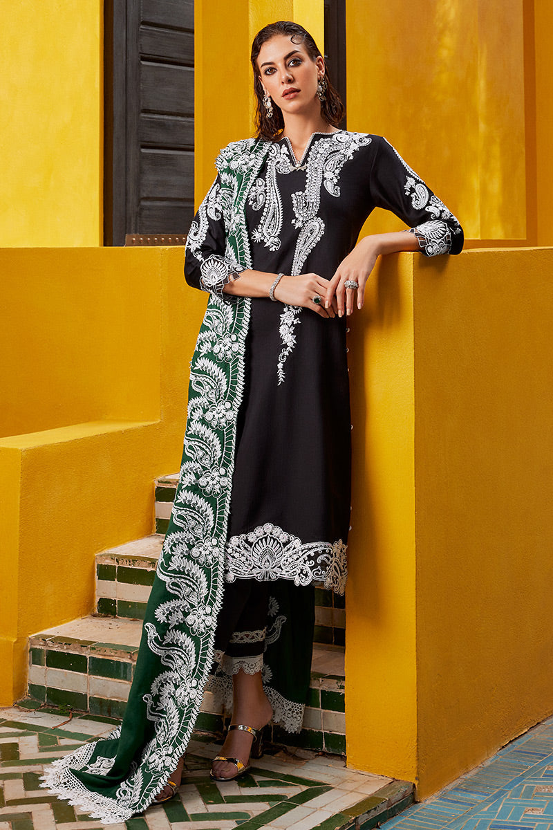 Mushq - Moroccan Dream Embroidered Suits Unstitched 3 Piece MQ23MD MNW-06 Imane - Winter Collection