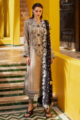 Mushq - Moroccan Dream Embroidered Suits Unstitched 3 Piece MQ23MD MNW-10 Salma - Winter Collection