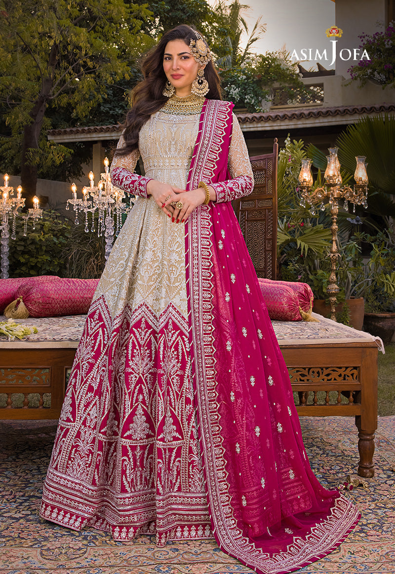 Asim Jofa Embroidered Baad-e-Naubahar 3 Piece AJBN AJBN-05 - Luxury Formals Collection