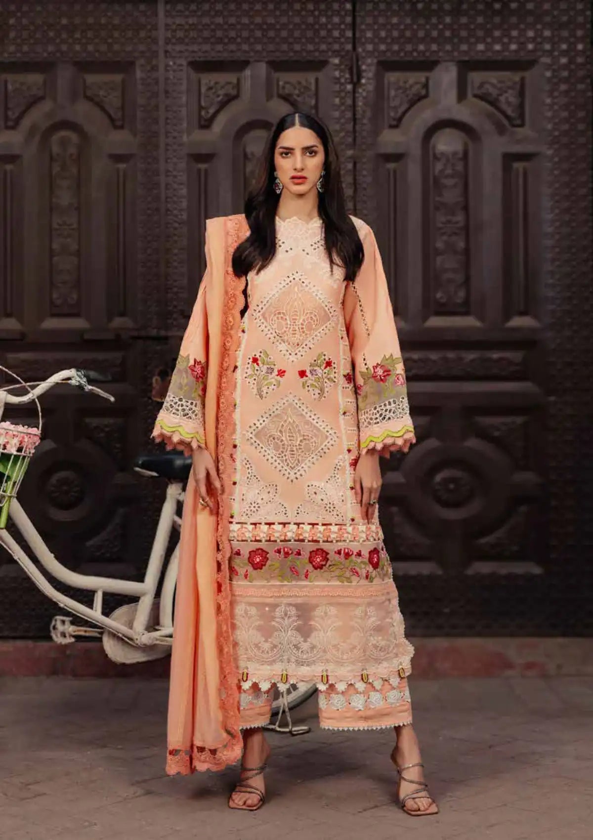 Parishay - Fashion Street Embroidered Lawn Suits Unstitched 3 Piece PFS-10 - Eid Collection