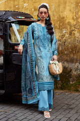 Gulaal Embroidered Lawn Suits Unstitched 3 Piece GL25SL D-03 Inayah - Summer Collection