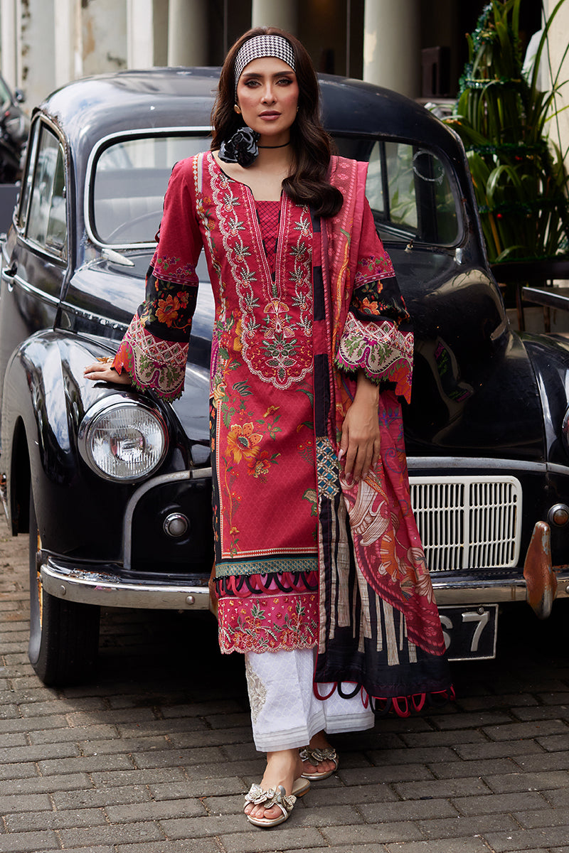 Gulaal Embroidered Lawn Suits Unstitched 3 Piece GL25SL D-11 Amelia - Summer Collection