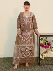 Shangrila by Parishay Embroidered Lawn Suit Unstitched 3 Piece SHG25IB SG-08- Summer Collection
