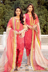 Charizma Signature Embroidered Lawn Suit Unstitched 3 Piece CRSL0-D09 - Eid Collection