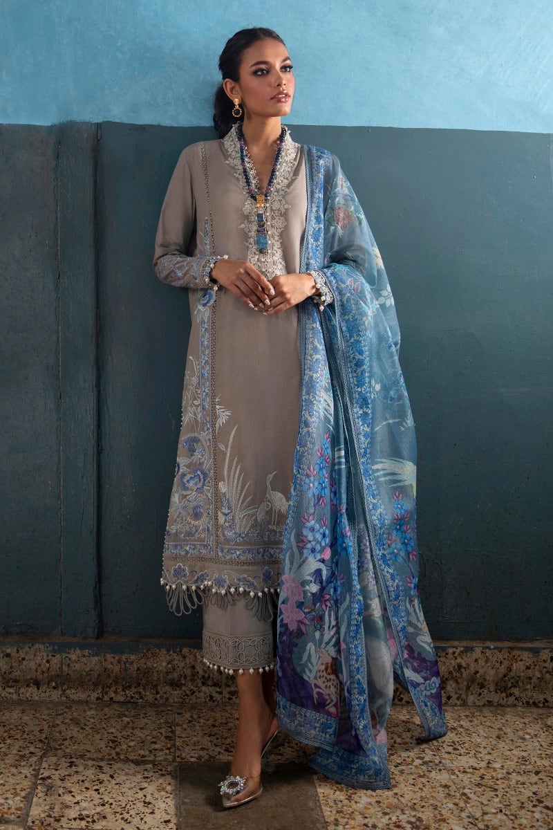 Sana Safinaz Luxury Muzlin Lawn Embroidered - 5B