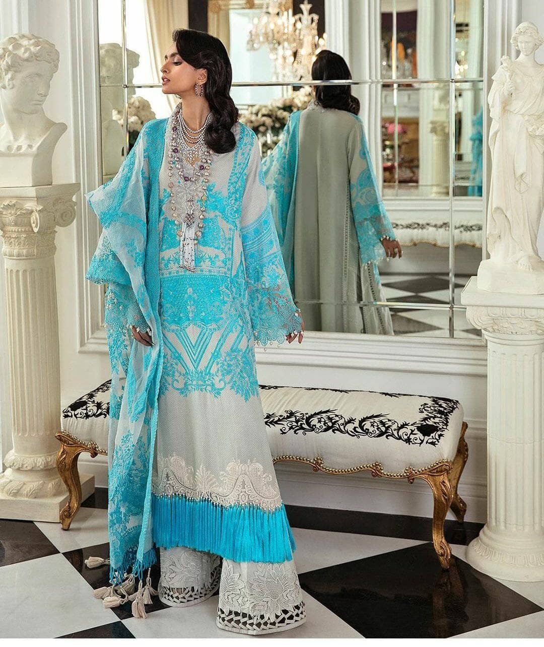 Sana Safinaz Luxury Lawn Embroidered - 15B