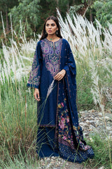 Zara Shahjahan Embroidered Cotton Satin Suits Unstitched 3 Piece ZS21W Soha - Winter Collection