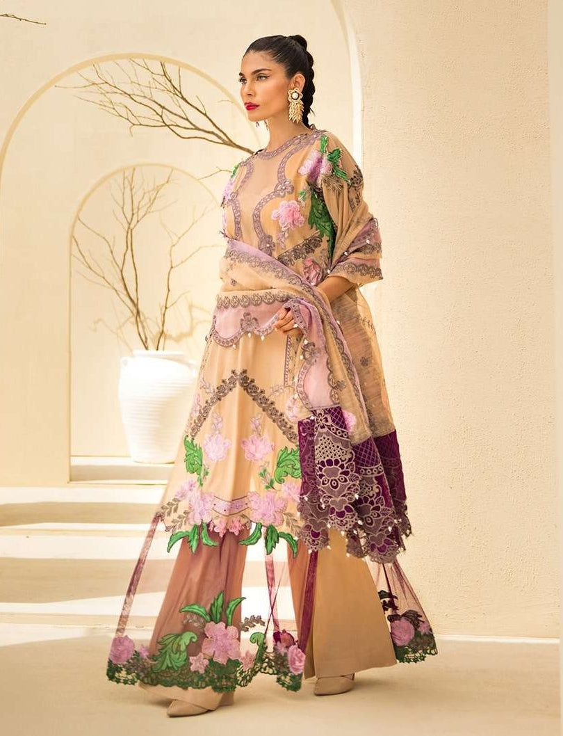 Tabassum Mughal - Pearl Imperial Limited Edition Lawn Embroidered - TMPIL-07
