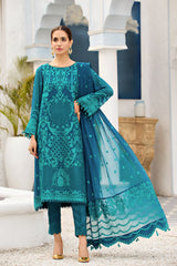 ALIZEH CHIFFON'21 - Teal Ink