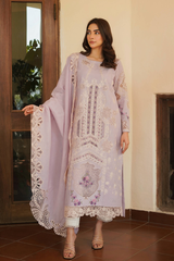 Manara Embroidered Lawn Suit Unstitched 3 Piece MNA24L ML-04 Lilia - Luxury Collection