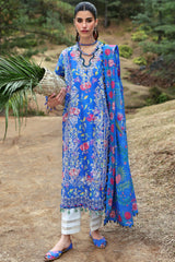 Zaha By Khadijah Shah Embroidered Lawn Suits Unstitched 3 Piece ZL25NL D-01 B Zayana - Summer Collection