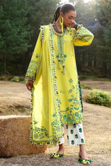 Zaha By Khadijah Shah Embroidered Lawn Suits Unstitched 3 Piece ZL25NL D-10 B Elaya - Summer Collection