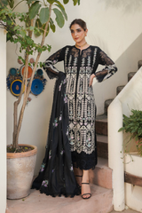 Manara Embroidered Lawn Suit Unstitched 3 Piece MNA24L ML-07 Pearl - Luxury Collection