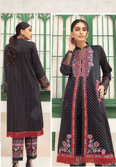 42101009-Embroidered Digital Printed Super Fine Lawn & Cambric-2PC