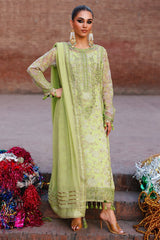 Charizma Embroidered Chiffon Suits Unstitched 4 Piece CRZ25VSL VSL25-18 - Formals Collection