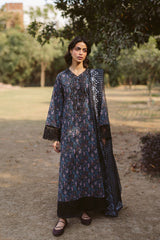 Ayzel by Afrozeh Embroidered Lawn Suits Unstitched 3 Piece D-09 Aziel - Core Collection