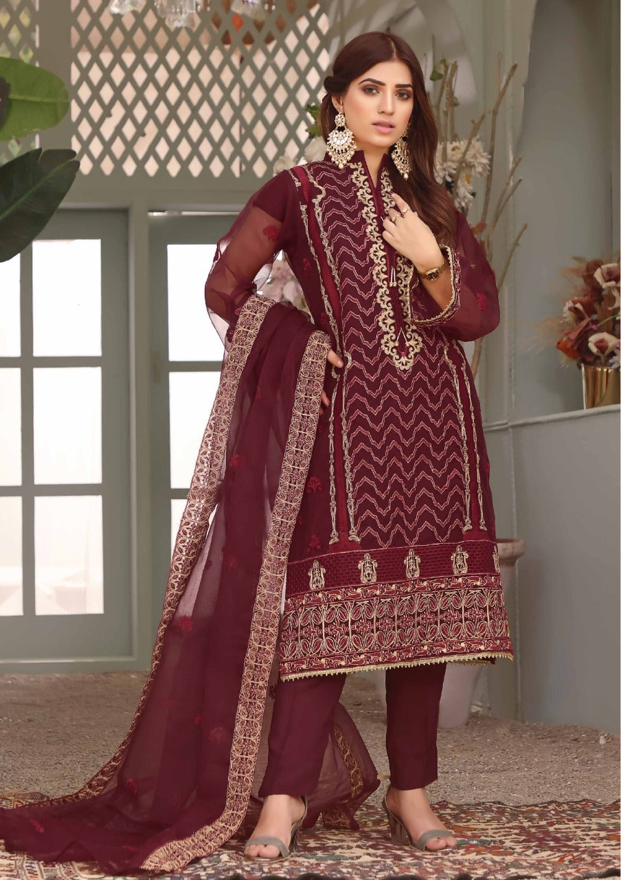 Ayesha Noor Luxury Embroidered Festive'22 - D-07