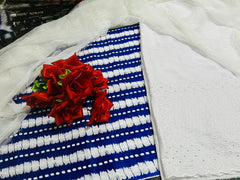 Exclusive Chunri Prints 3Pc Collection - ECP-01-Blue