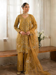 Sauve by Emaan Embroidered Organza Suit Unstitched 3 Piece EA24S Zoe - Summer Collection