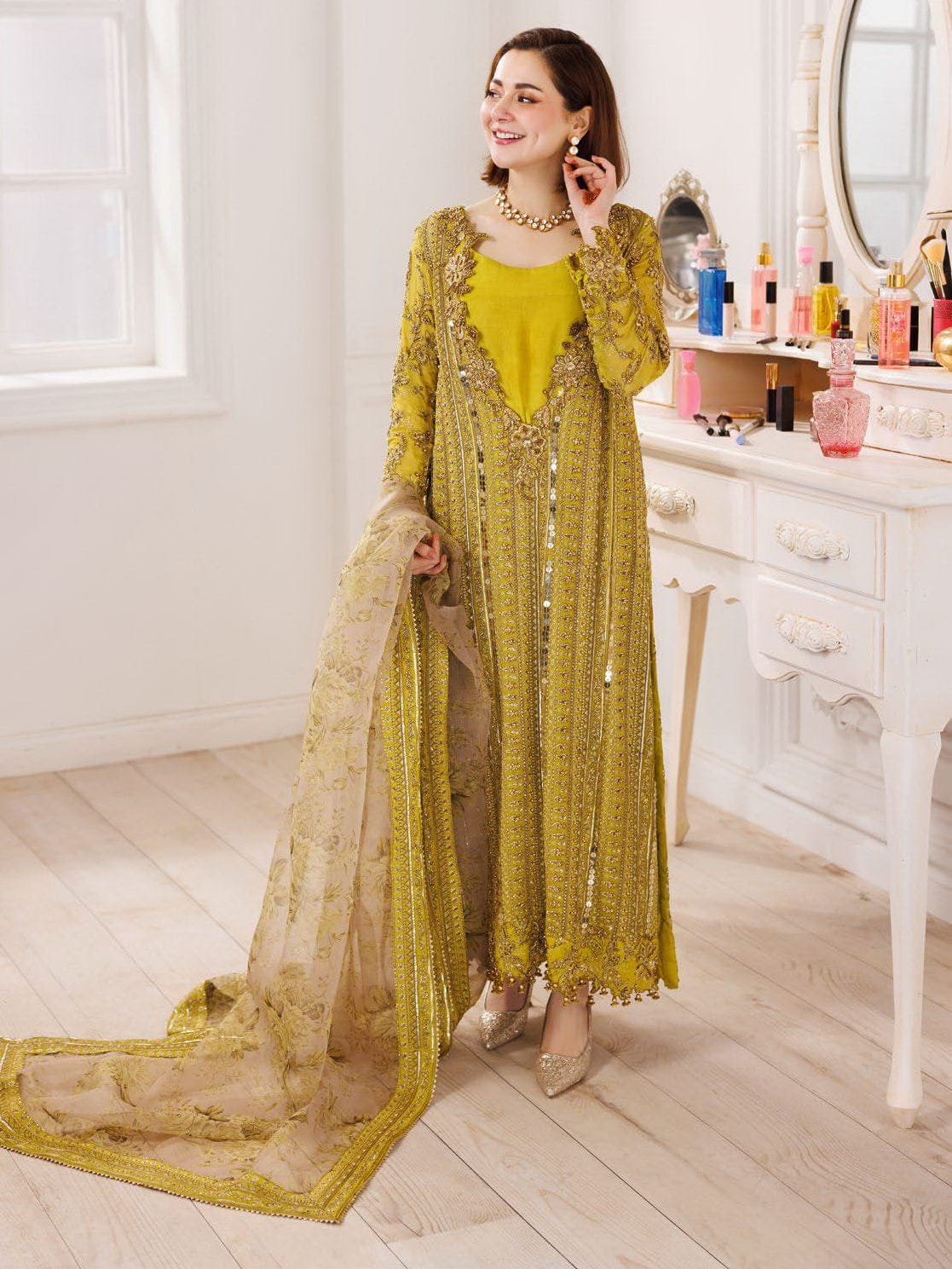 Dastan-E-Jashan by Charizma Wedding Embroidered Chiffon Suit Unstitched 3 Piece CR25DJ DJ5-04 - Formals Collection